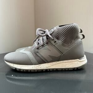 New Balance 247 Mid Women’s Olive Lace Up Mesh Athletic Sneakers Sz 7.5